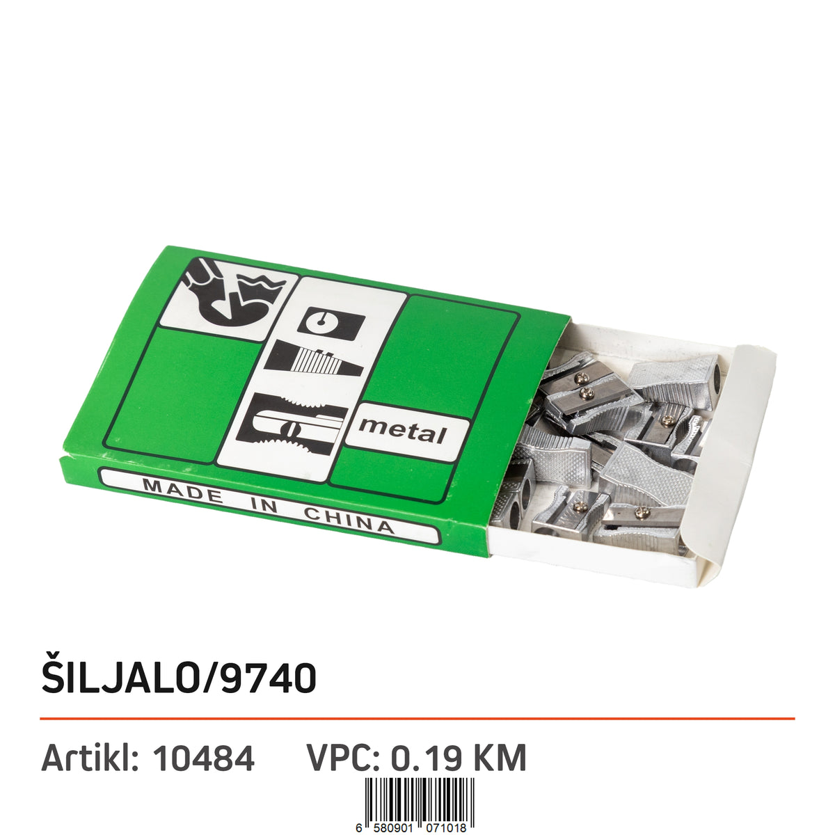 Metalno Šiljalo Za Olovke i Bojice- 9740